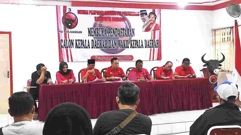PDI Perjuangan Buka Pendaftaran Bakal Calon Bupati Jombang di Pilkada&nbsp;2024